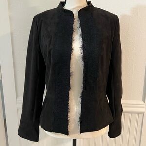 EUC The Limited Collection Faux Leather Blazer Sz M